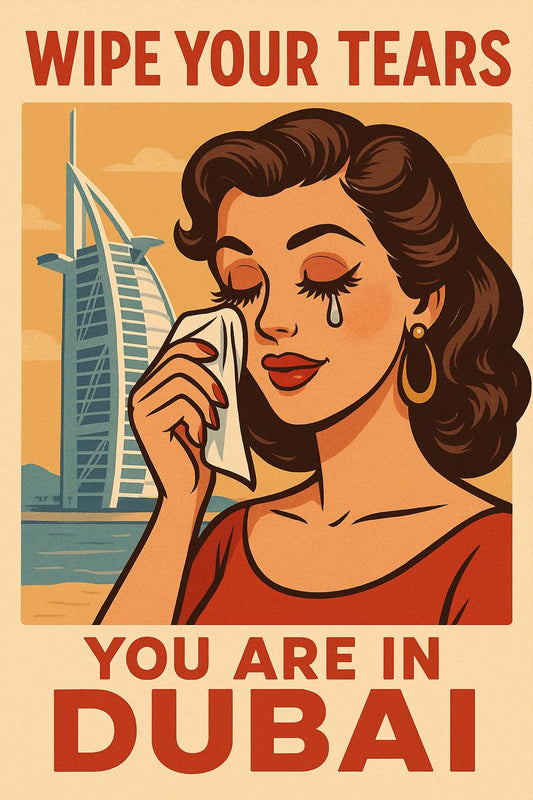 Premium Tissue Canister - Dubai Retro