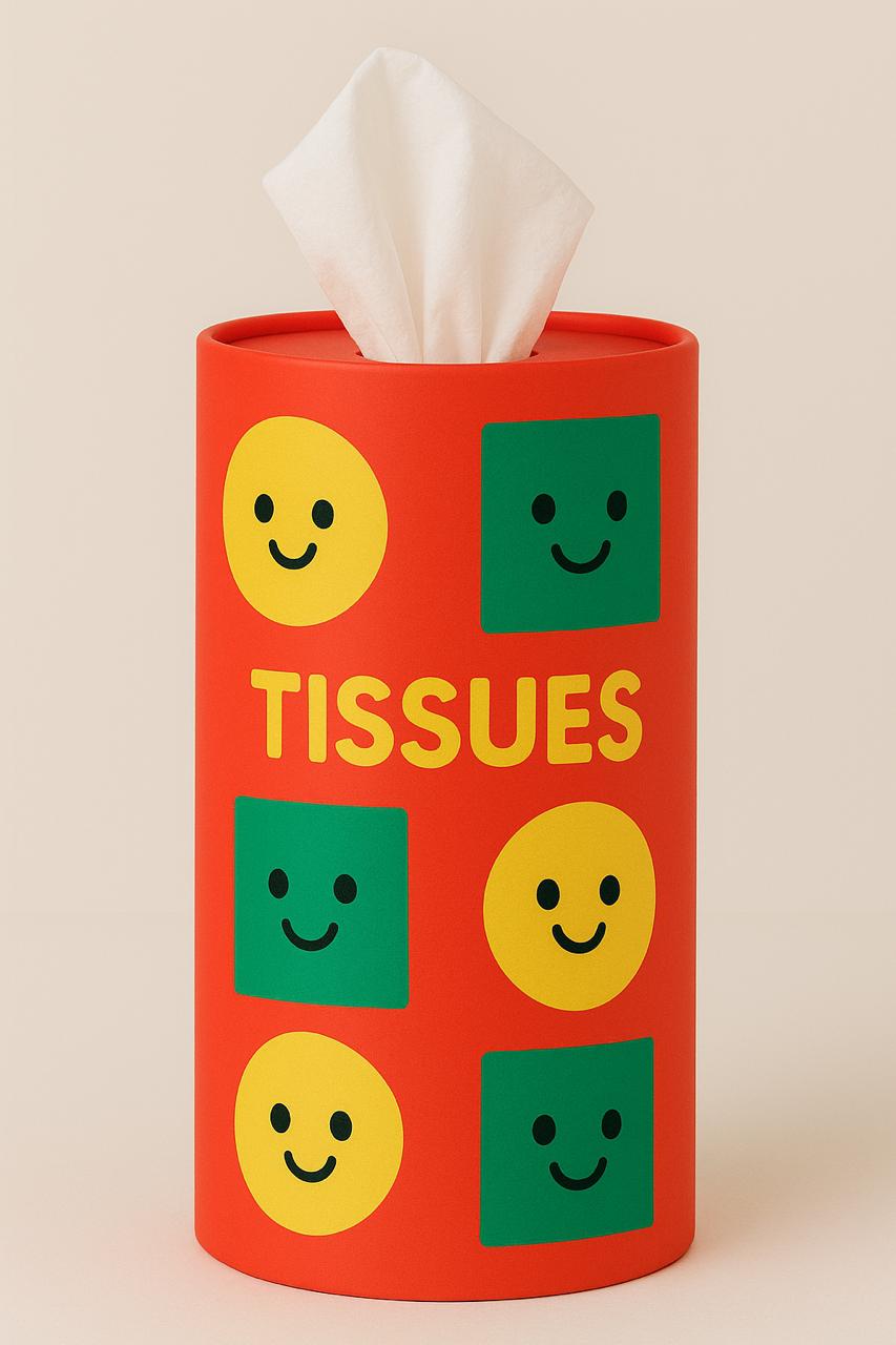Premium Tissue Canister - FunBlocks