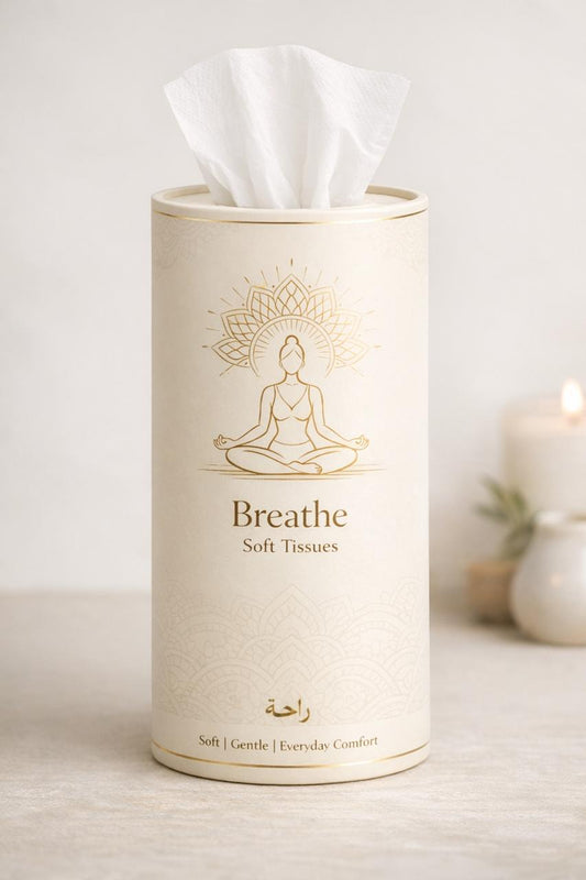 Premium Tissue Canister — Breathe