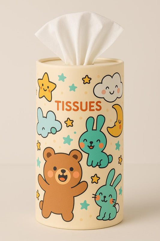 Premium Tissue Canister - Little Friends