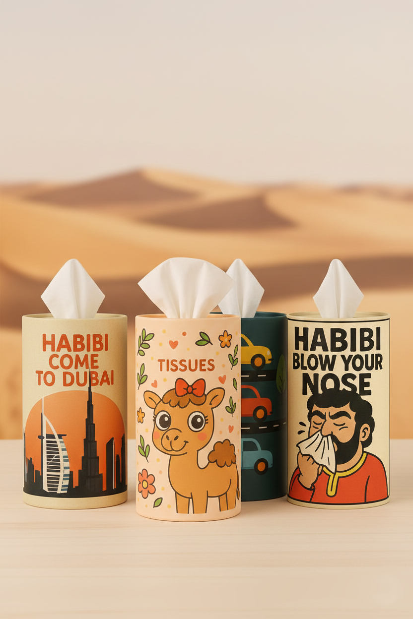 Premium Tissue Canister - Pack of 4