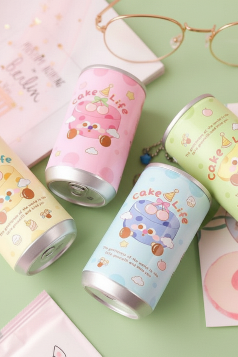 Premium Mini Portable Wet Wipes Can - Pack of 4